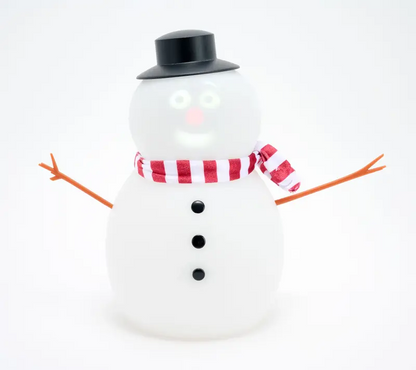 12" Animated Talking Snowman Christmas Decoration – Interactive Singing Snowman with LED Lights & Holiday Sounds