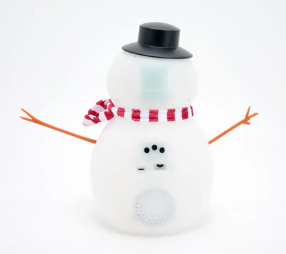 12" Animated Talking Snowman Christmas Decoration – Interactive Singing Snowman with LED Lights & Holiday Sounds