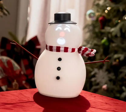 12" Animated Talking Snowman Christmas Decoration – Interactive Singing Snowman with LED Lights & Holiday Sounds