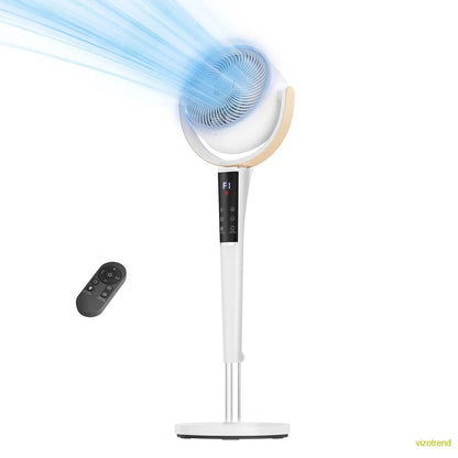 Bedroom Pedestal Fan, Quiet 20dB DC Air Circulator